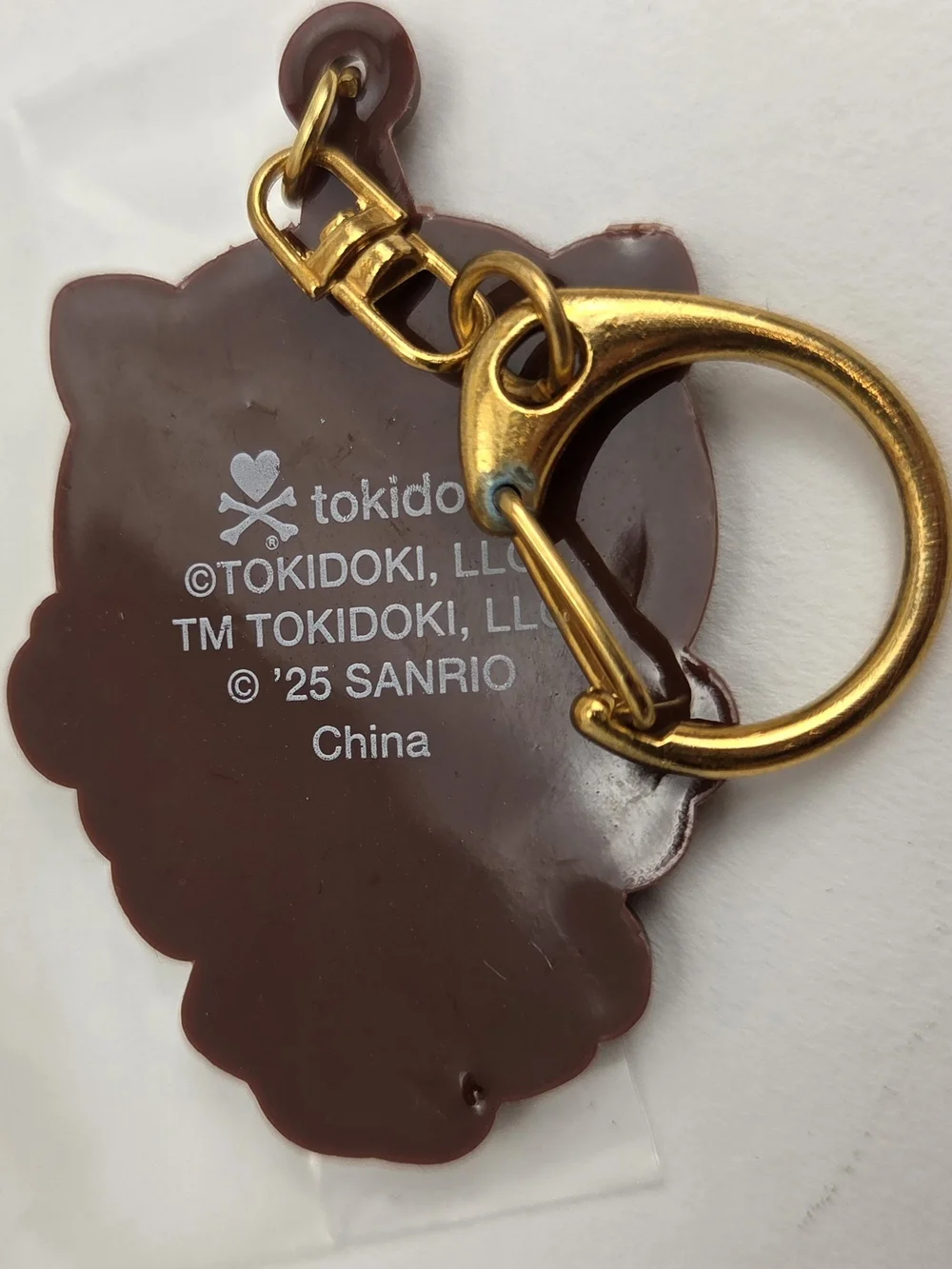 tokidoki x Sanrio Pumpkin Spice Keychain Lala Little Twin Stars NIB - DEFECT
